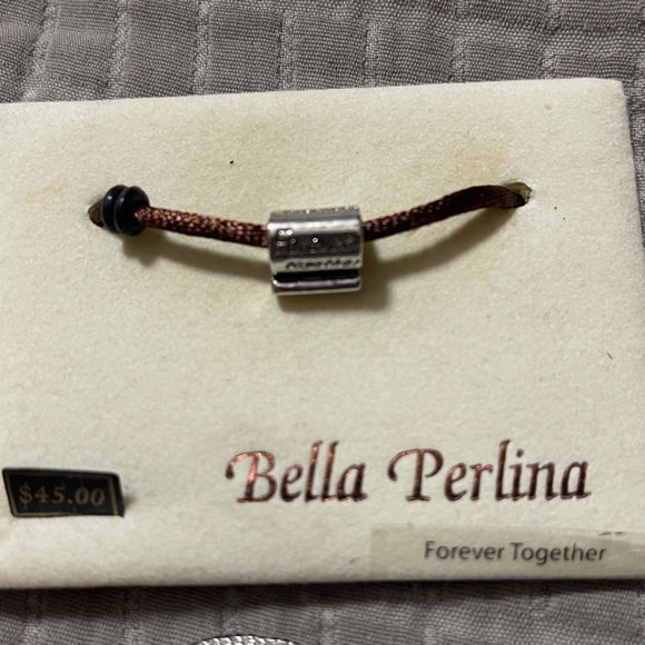 Chamilla-Style Bracelet with 3 Charms Silver in color - Picture 2 of 10